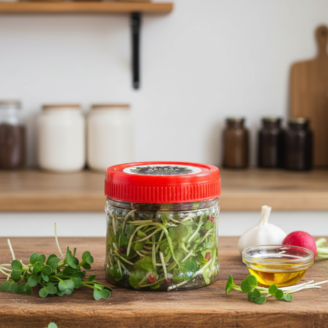 Micropousses de Radis Fermentées | Probiotiques Naturels – BELEAF